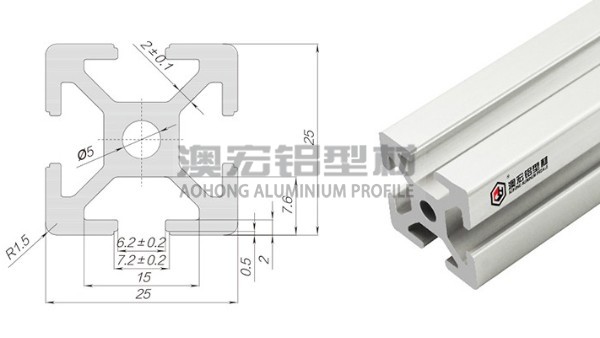 2525歐標(biāo)工業(yè)鋁型材