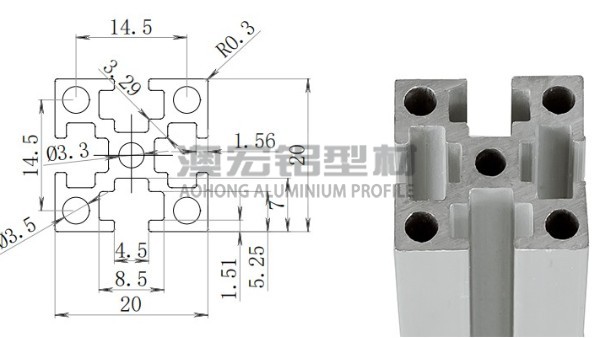 2020國標(biāo)工業(yè)鋁型材